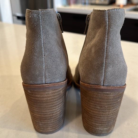 Jeffrey Campbell taupe suede booties - Picture 3 of 7